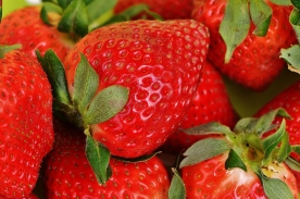 Erdbeeren mit Vanilleöl
