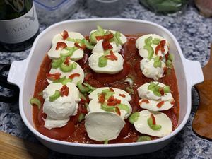 Putenschnitzel mit Mozarella